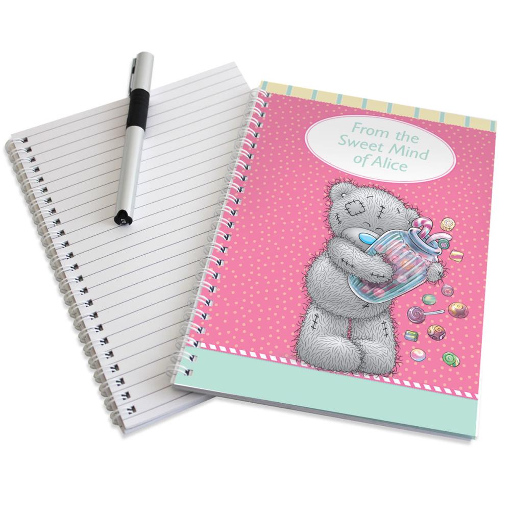 Personalised Me to You Bear Candy Girl A5 Notebook Extra Image 1